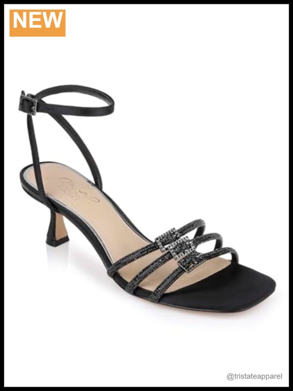 Open Toe Kitten Heel Sandals Ankle Strap Faux Leather Dress Shoes